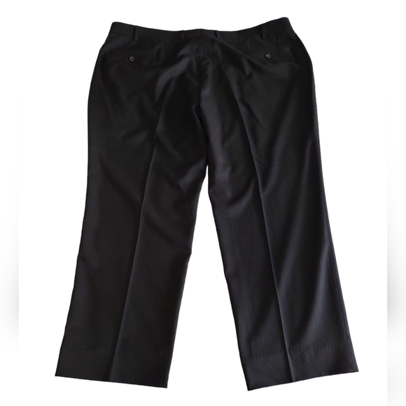 NWT Lauren Ralph Lauren Size 42 Ultra Flex Black Pants *Altered Inseam* - Picture 2 of 15